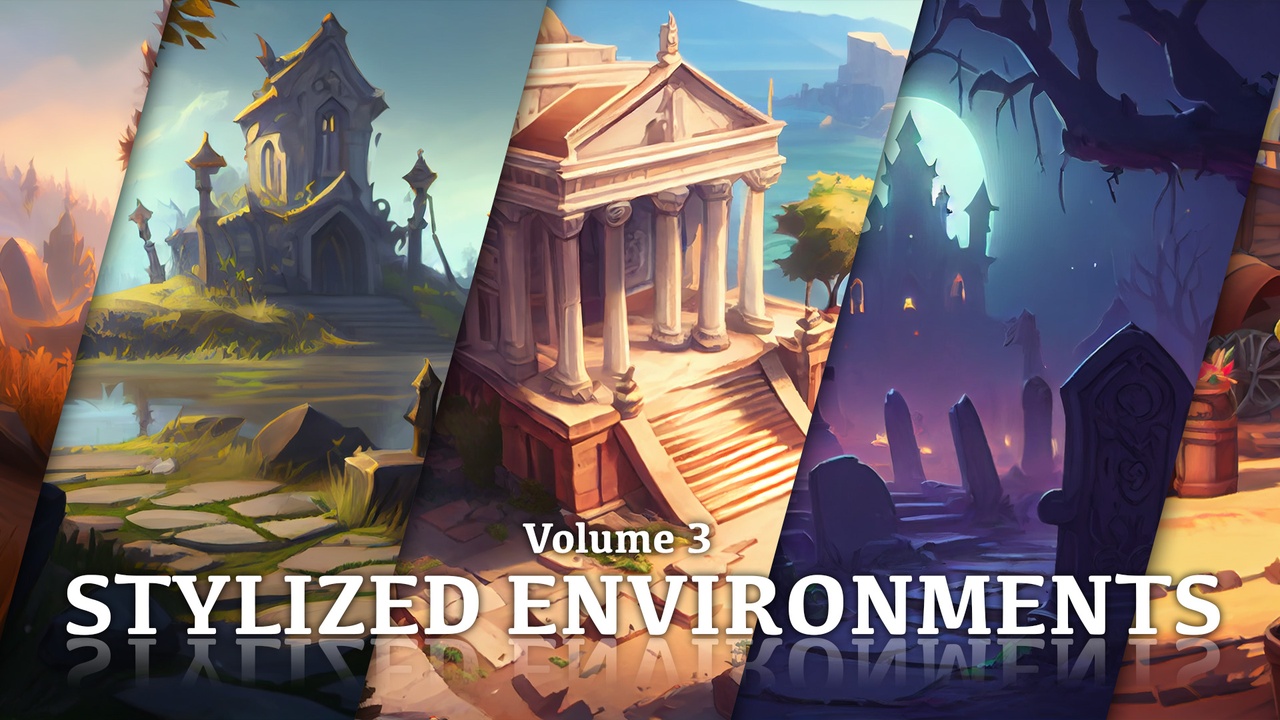 Media 1 for listing Stylized Environments Volume 3