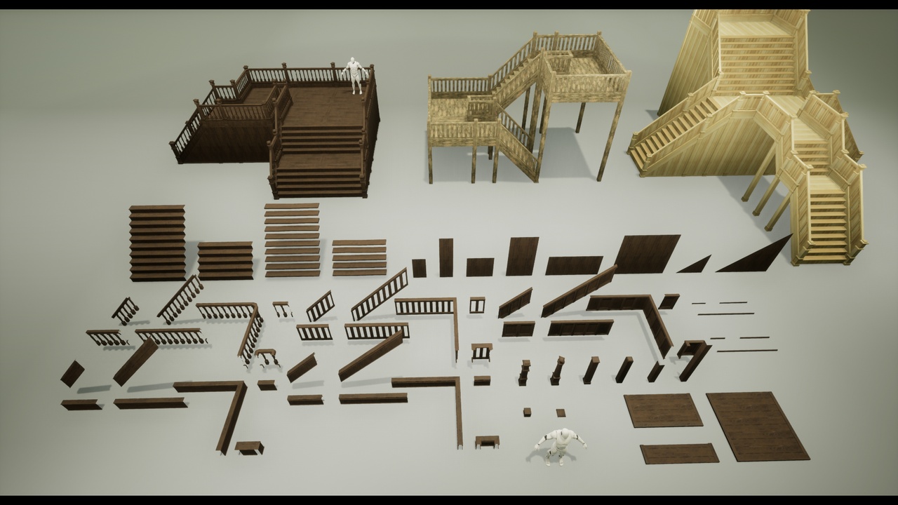 Media 1 for listing Modular Wooden Stairs