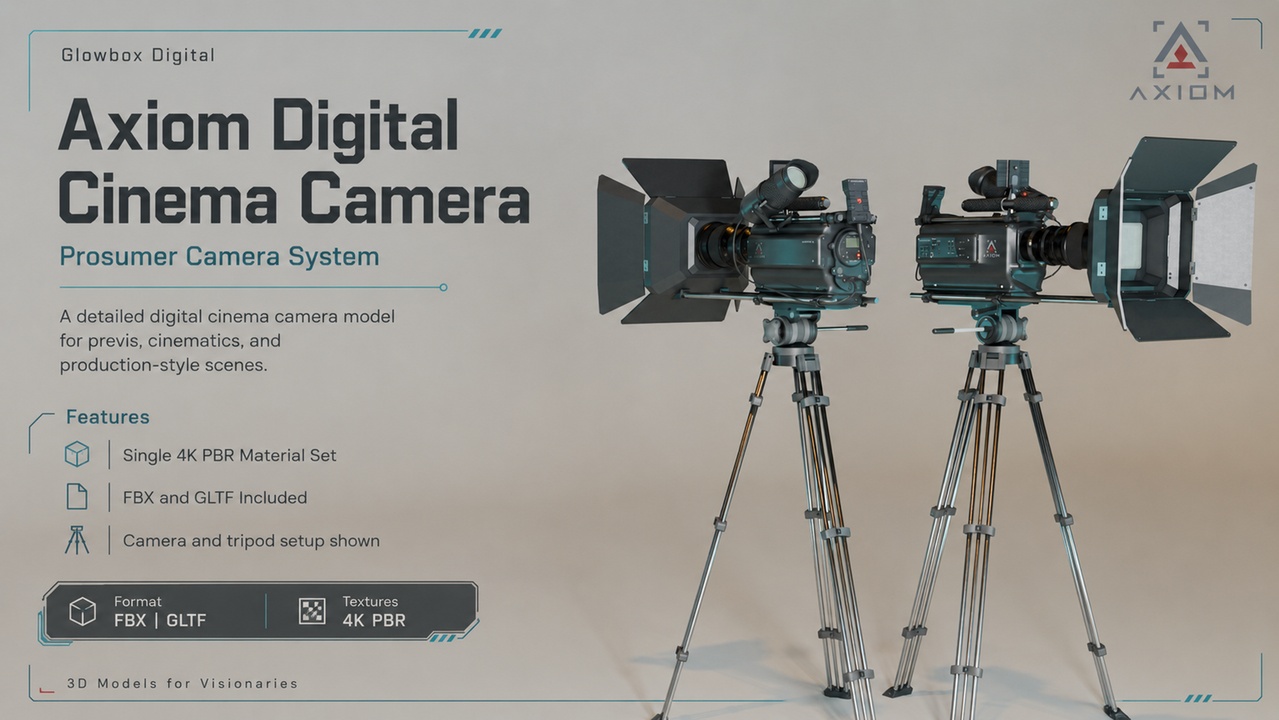Media 1 for listing Axiom Digital Cinema Camera & Tripod