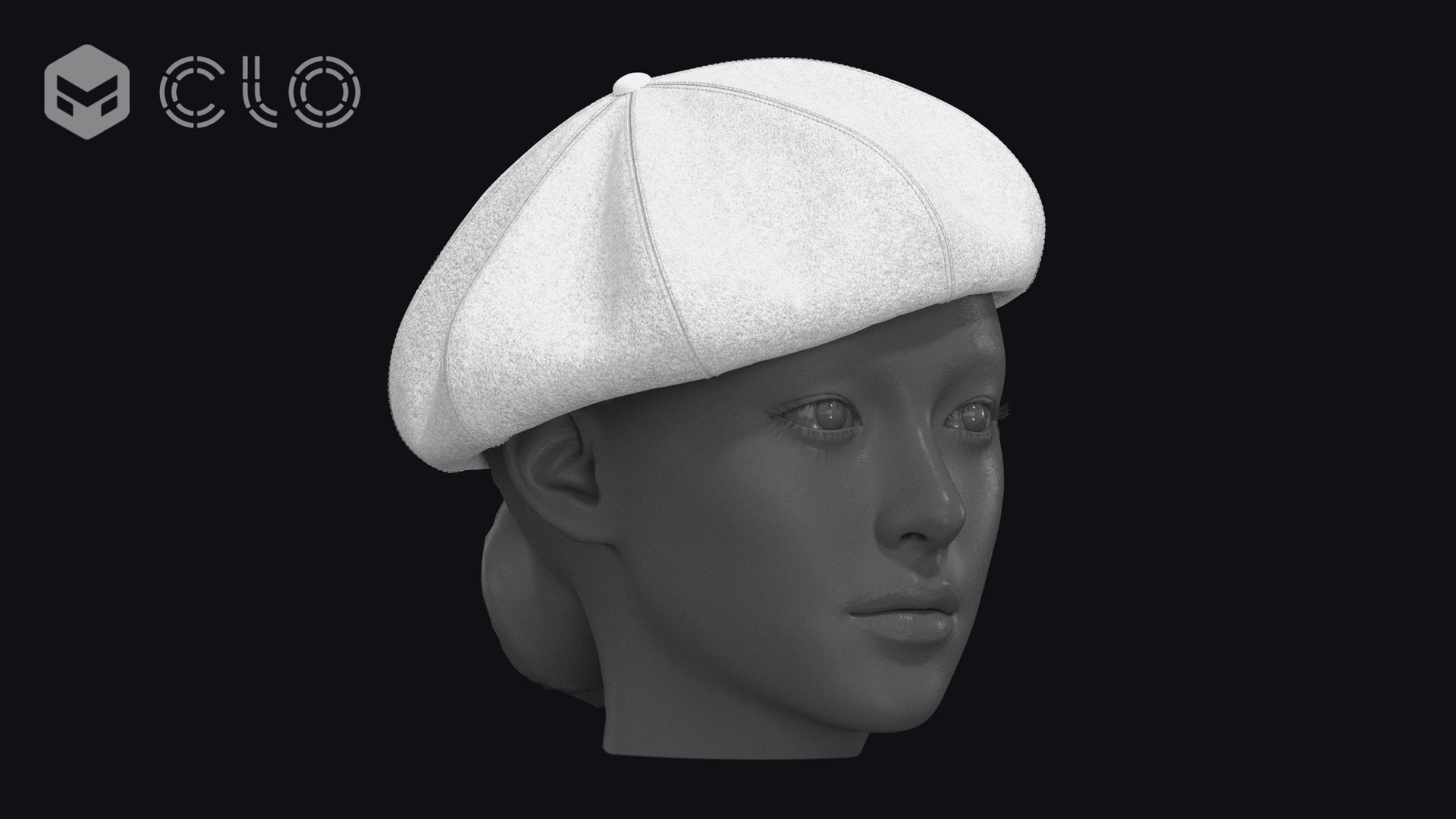 Media 1 for listing BASIC 8-PANEL BERET / zpac zprj obj fbx highpoly