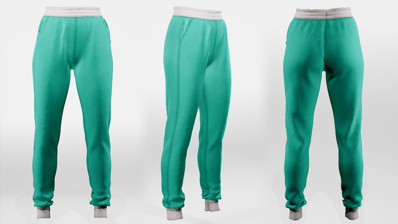 Media 1 for listing Sweat Pants | Realistic Joggers for MetaHuman | Customizable Parametric Clothing
