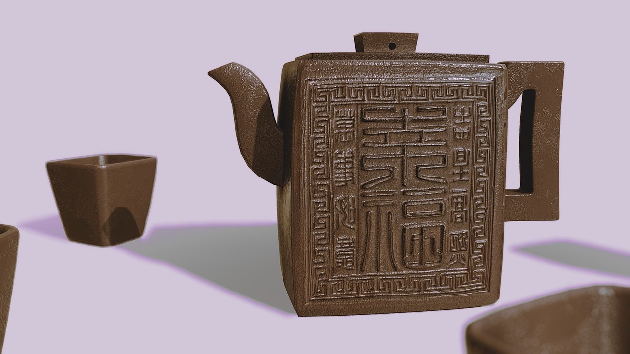 Media 1 for listing Chinese Teapot with Cups