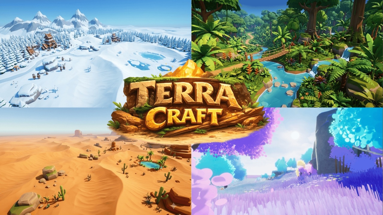 Media 1 for listing Terracraft | Procedural Terrain Generator & Biome System for Unity