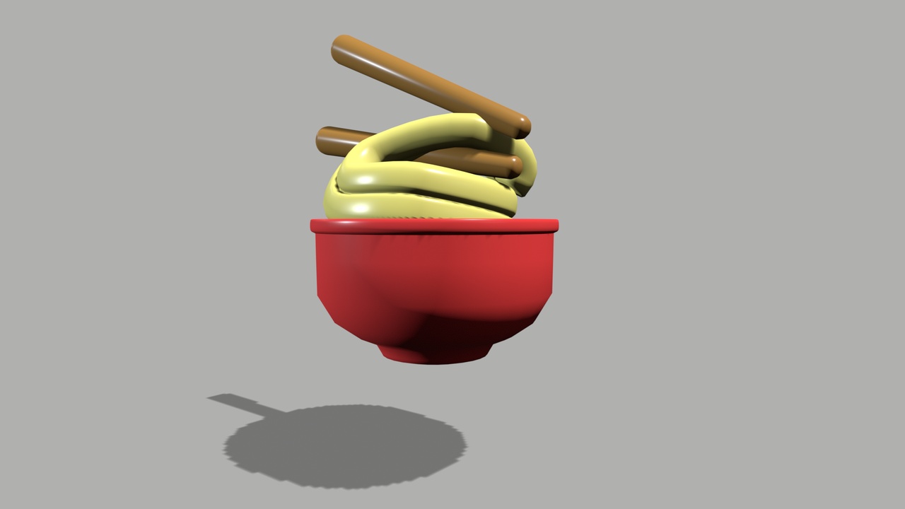 Media 1 for listing Stylized Noodle Sign