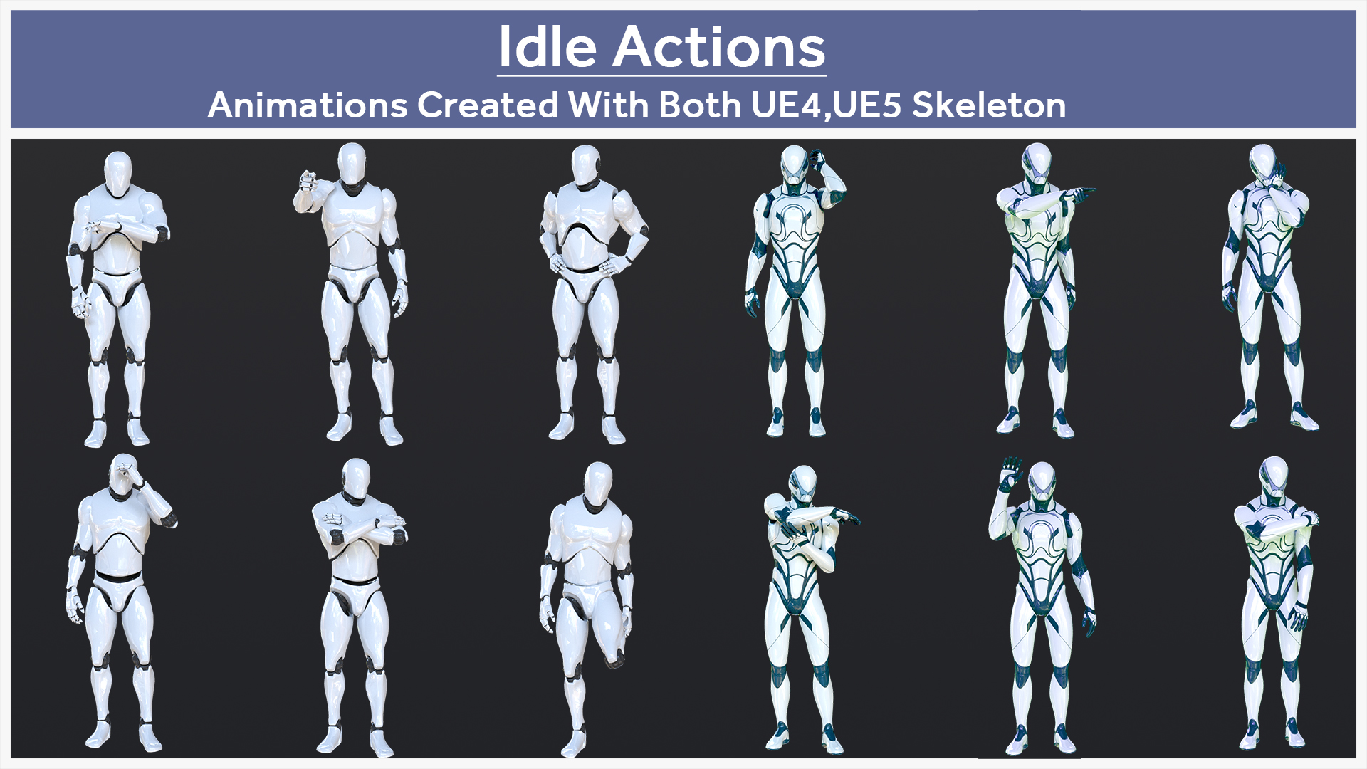 20 Idle Actions | Fab