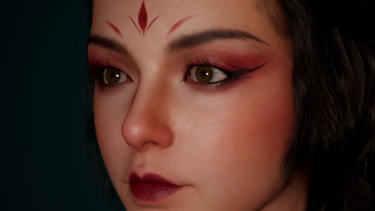 Media 1 for listing Editable MetaHuman Beauty - Jinsuo.With hair, no clothing included.