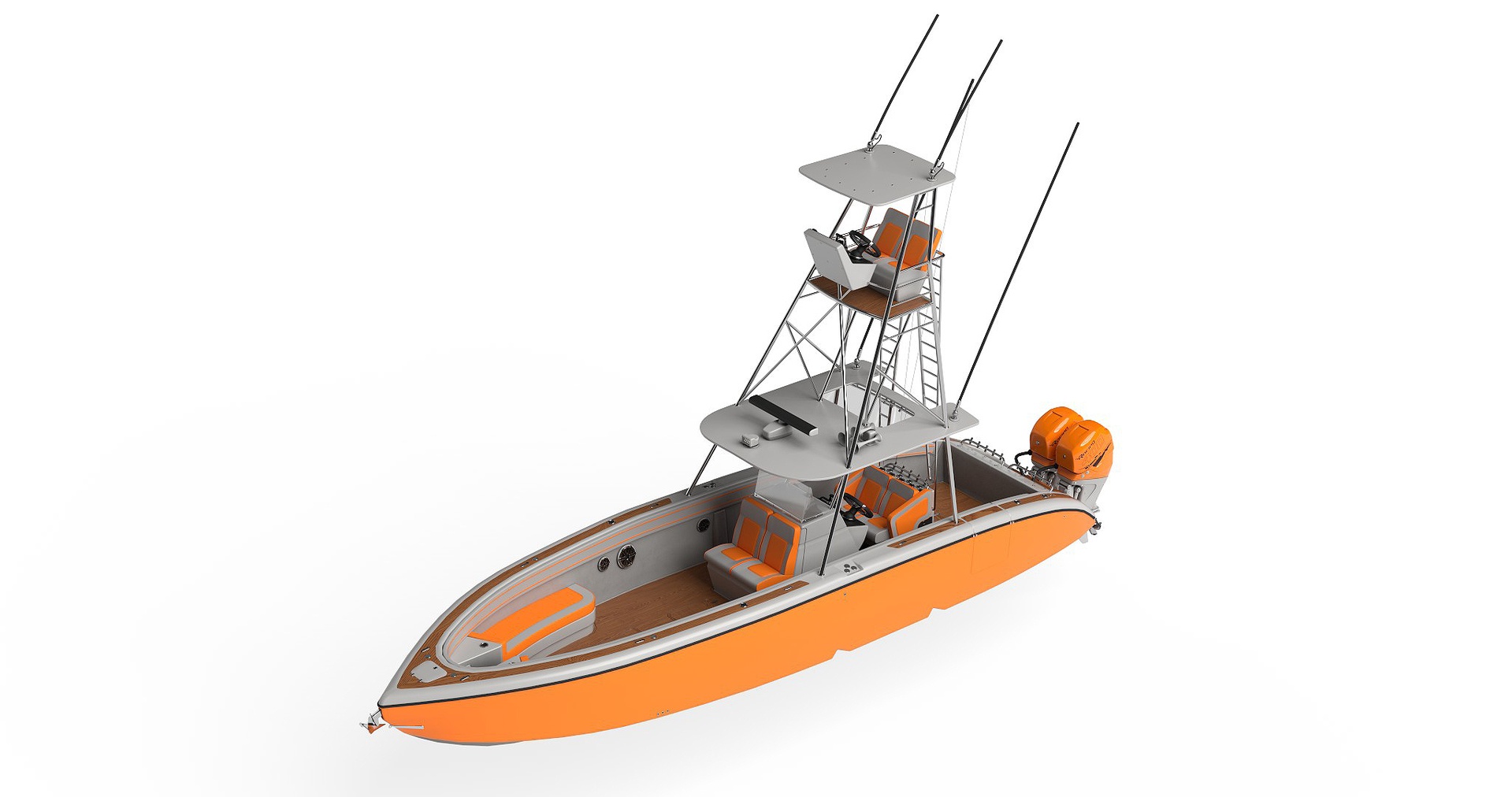 Media 1 for listing Sport fishing boat Orange