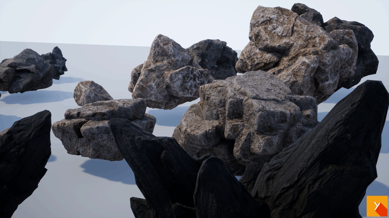Media 1 for listing Yughues Photoscanned Rocks