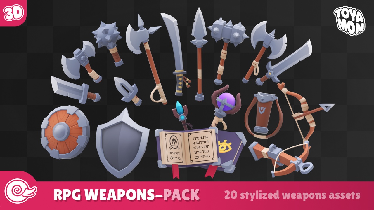 Stylized Rpg Weapons Pack | Fab