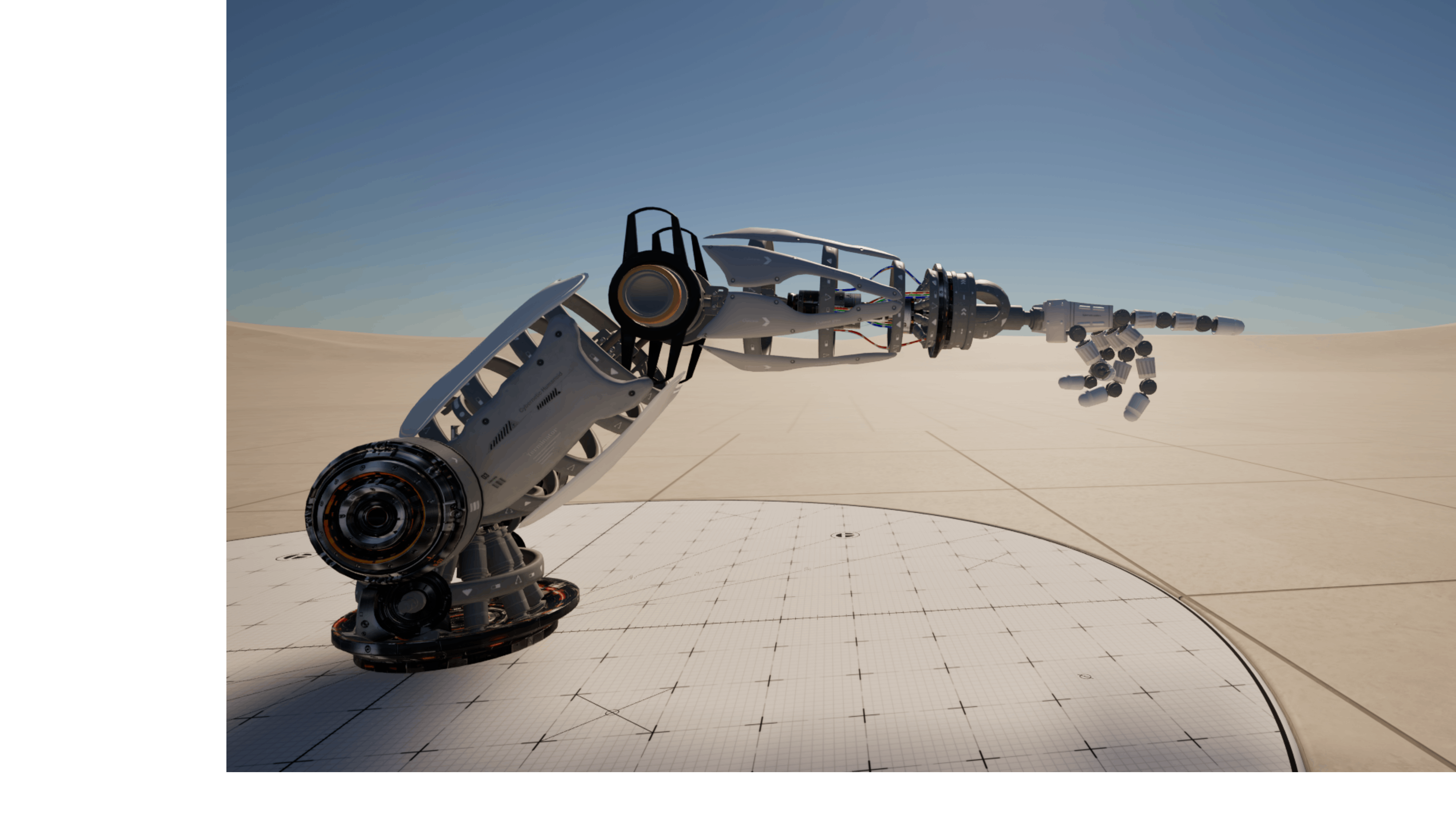 Cybernetic Robotic Arm – Futuristic Sci-Fi Mechanical Robot | Fab