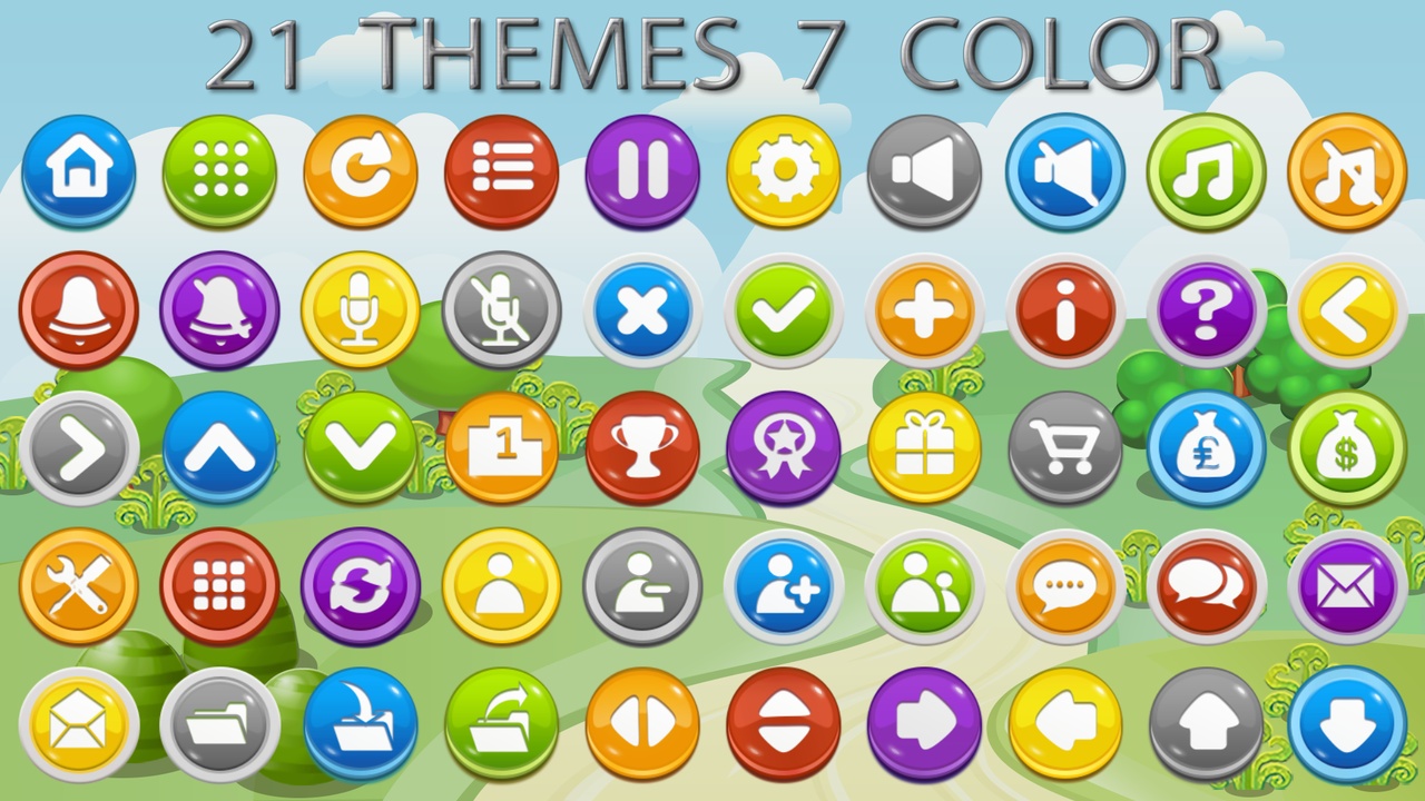 Media 1 for listing 4200 Cartoon Buttons