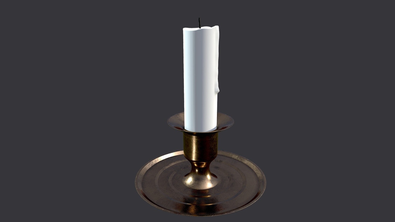 Media 1 for listing Candle And Holder