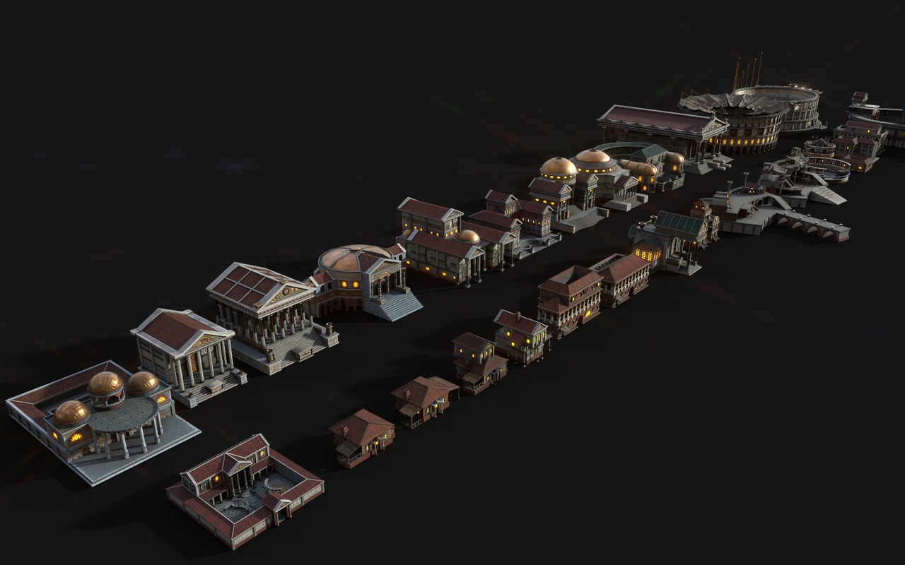 Media 1 for listing Mega Roman - Greek City Pack
