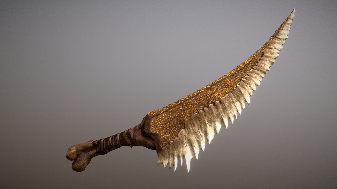 Media 1 for listing Primal Bone Dagger