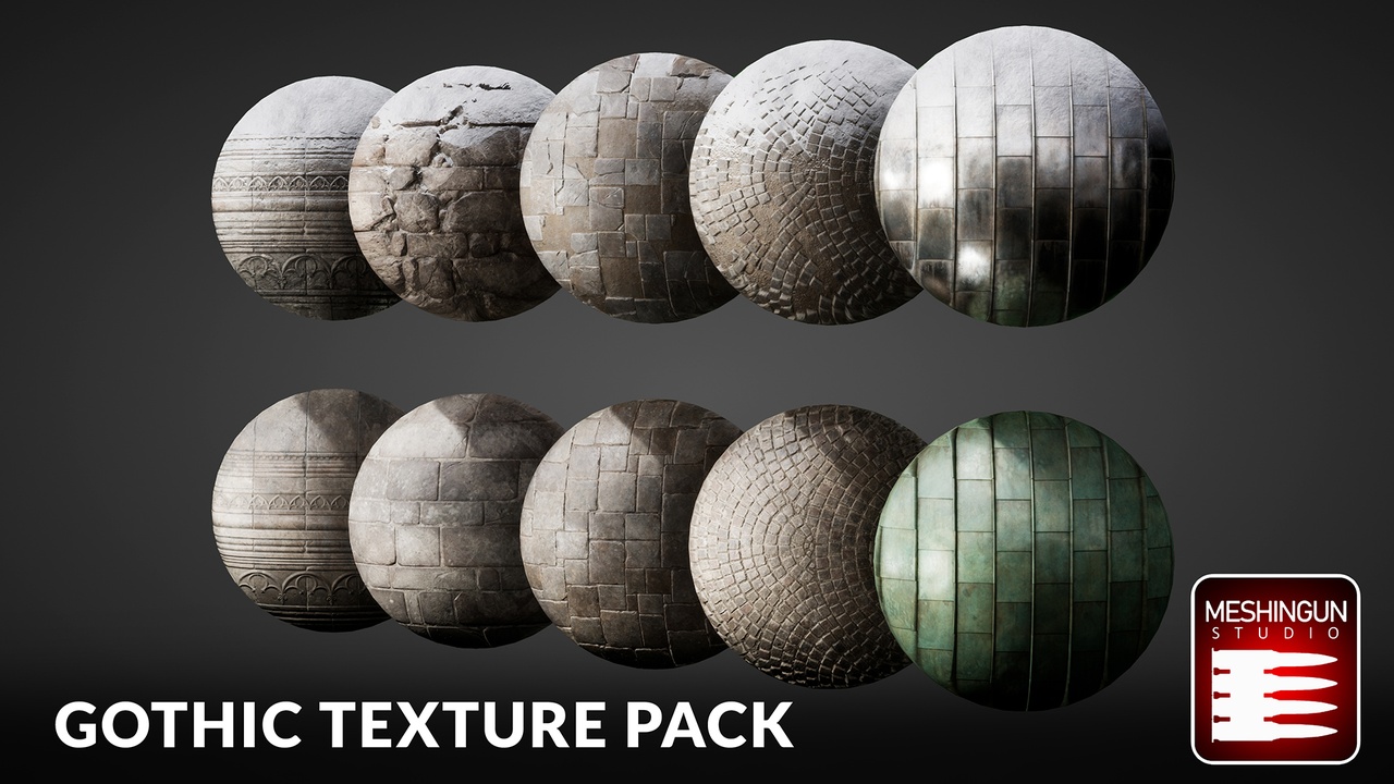 商品 Gothic Texture Pack 的媒体 1