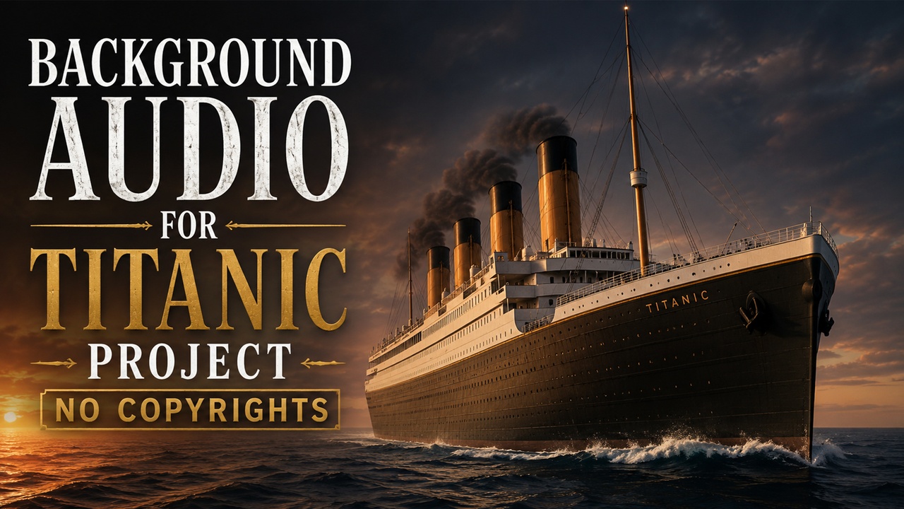 Media 1 for listing NO COPYRIGHTS AUDIO BACKGROUND FOR TITANIC PROJECT