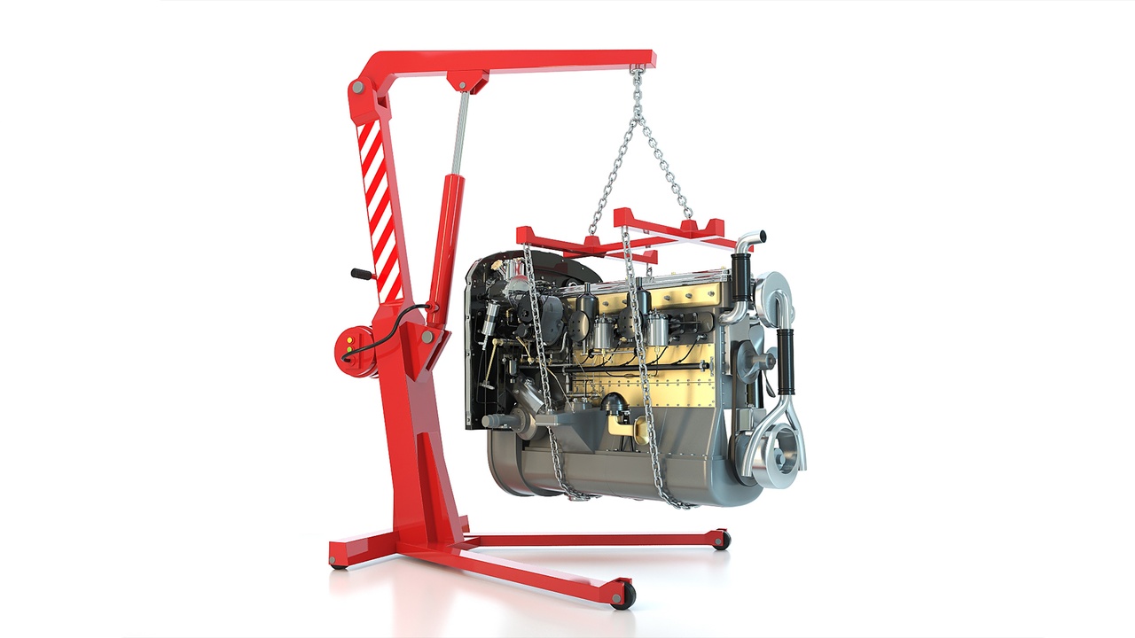 Media 1 for listing Workshop Crane With Engine