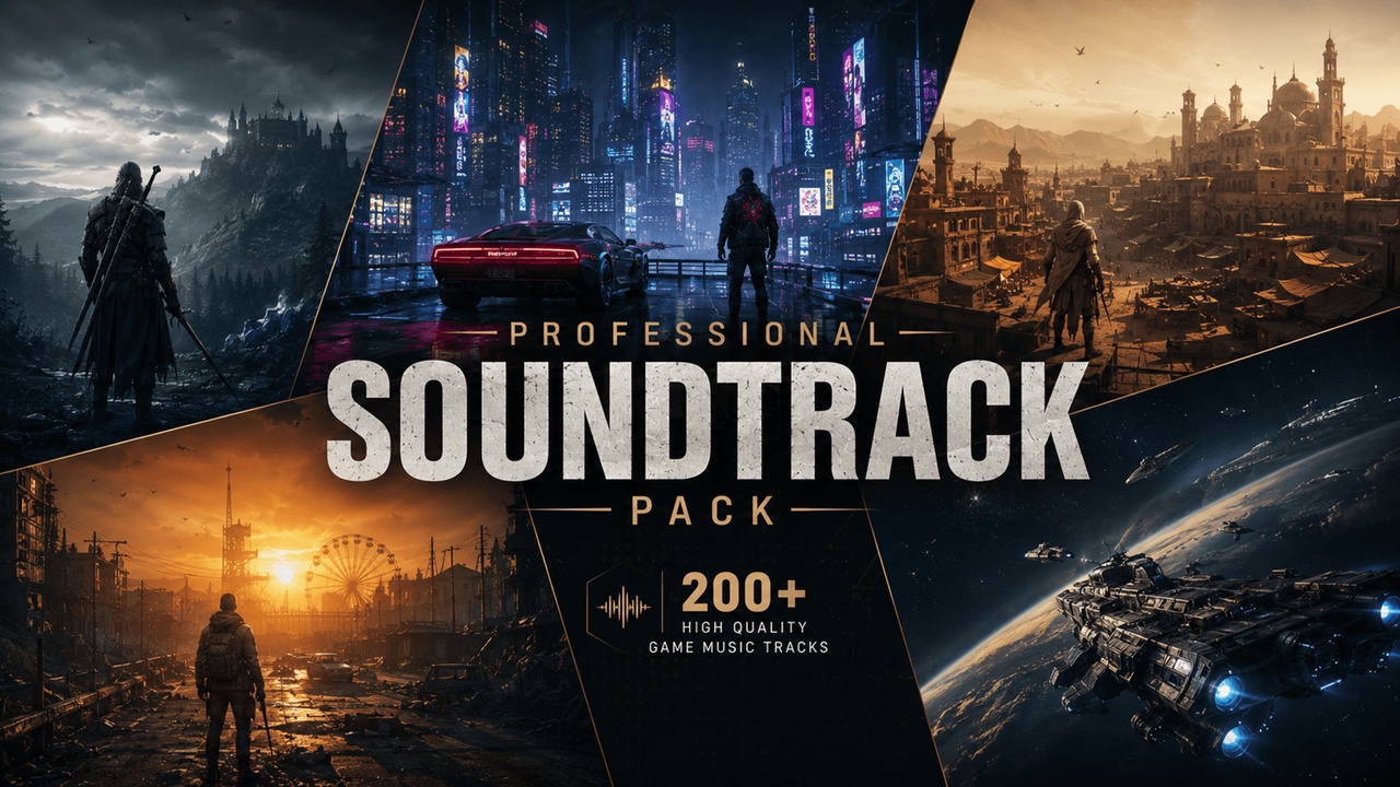 Media 1 for listing Professional Soundtrack Pack (200+)