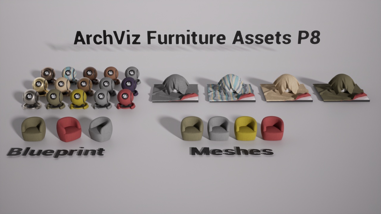 Media 1 for listing ArchViz Furniture Assets P8