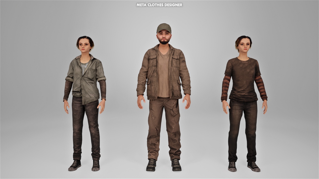 Media 1 for listing Metahuman - Post Apocalyptic Survivor (Metahuman Clothing)
