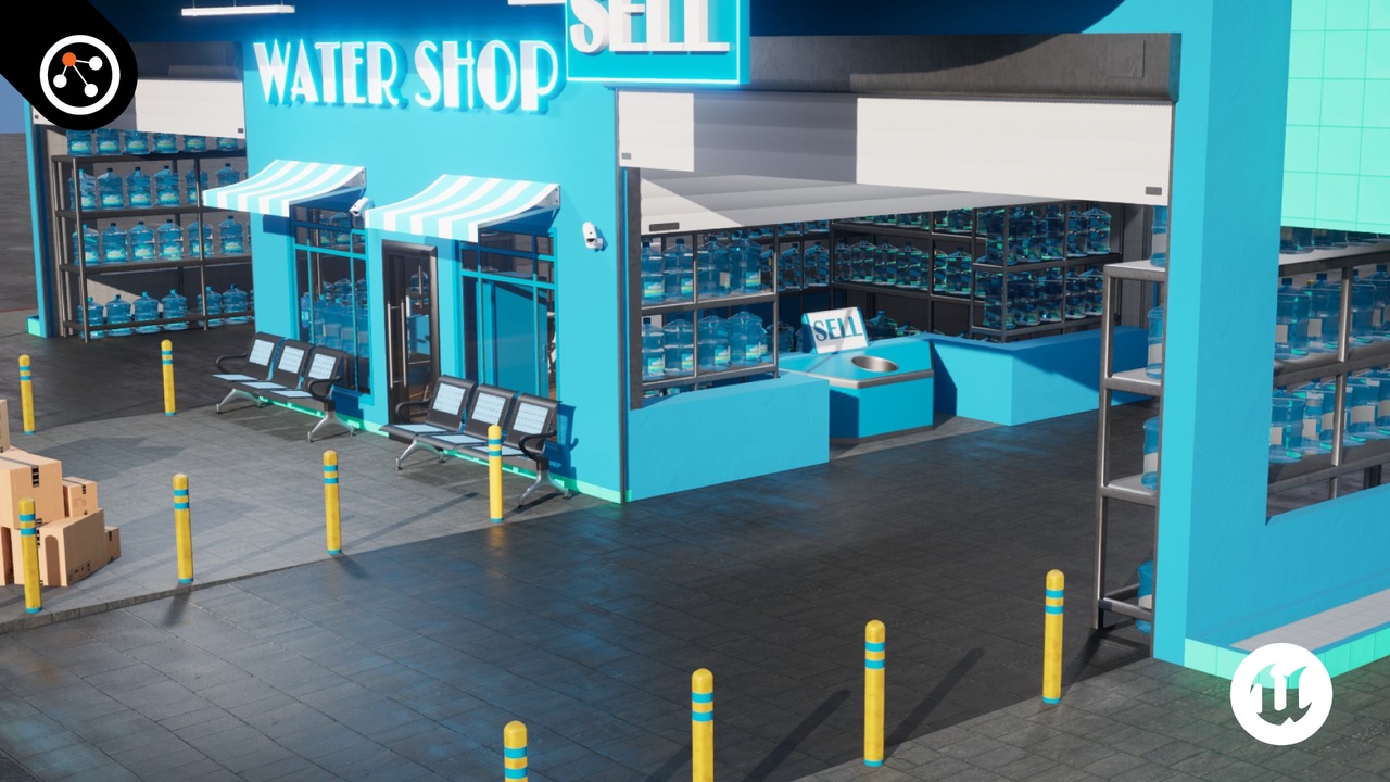 Media 1 for listing Venice Water Shop - UE5