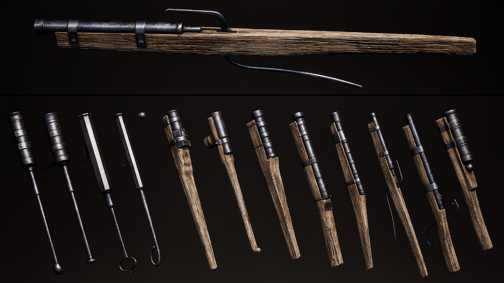 File multimediali per l'articolo Medieval Firearms Weapons Pack: 1