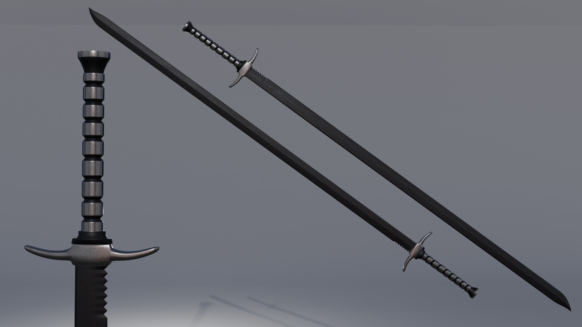 Fantasy Long Sword | RPG Melee Weapon Asset | Game Ready Fantasy Sword ...