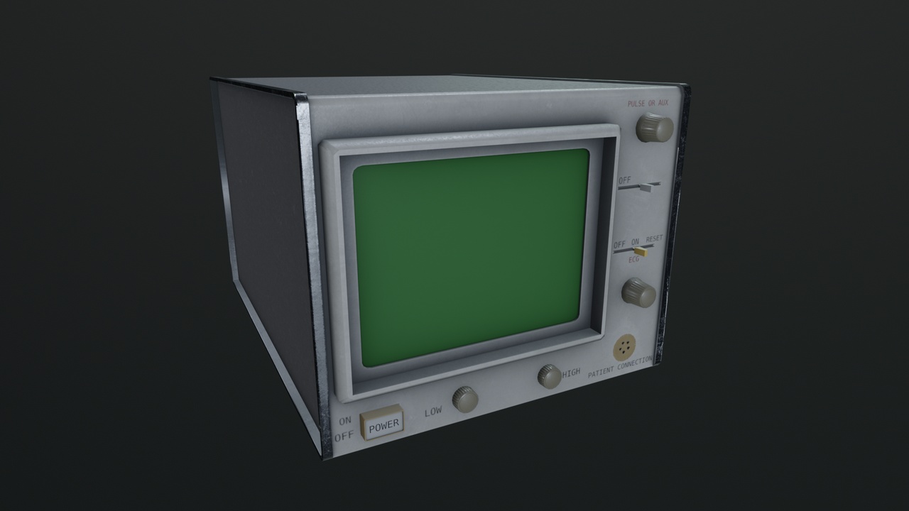 Media 1 for listing Vintage Patient Monitor