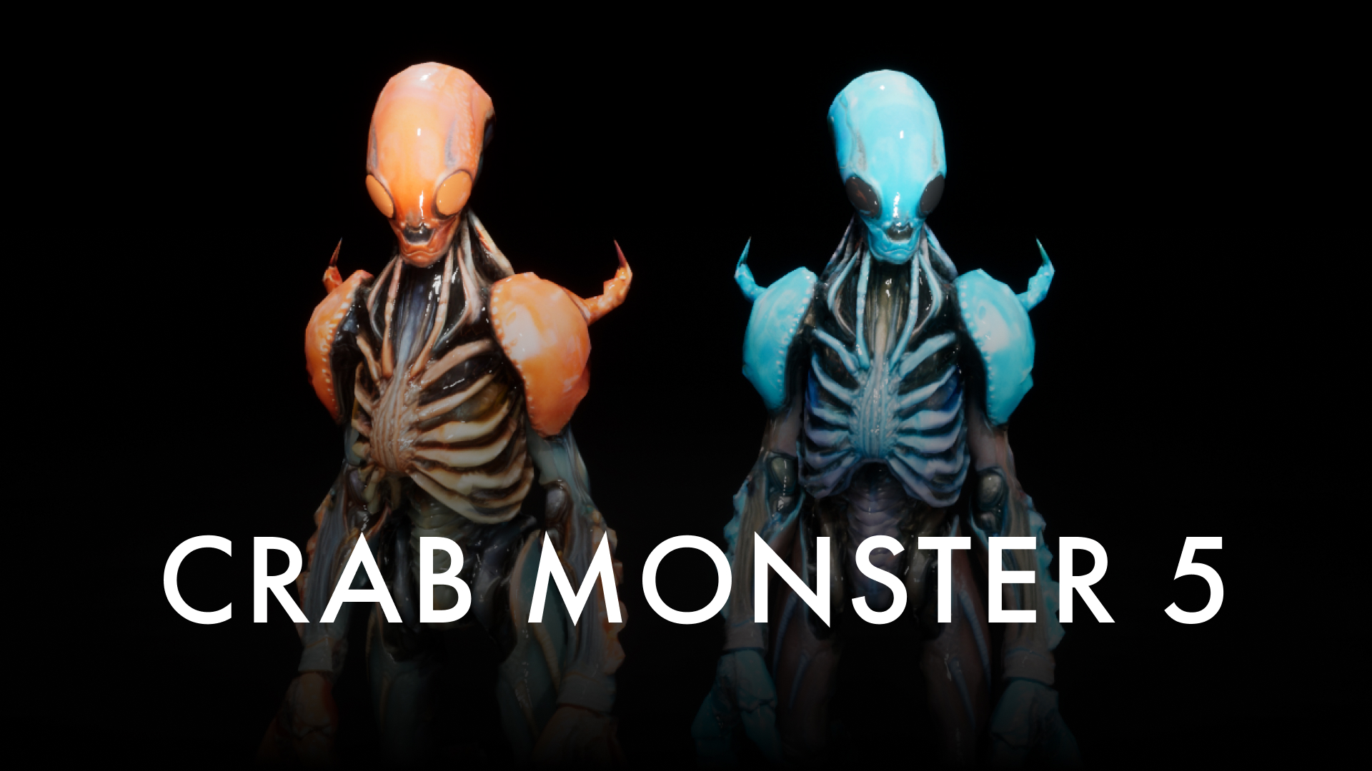 Crab Monster 5 | Fantasy Enemy Mutant | Fab