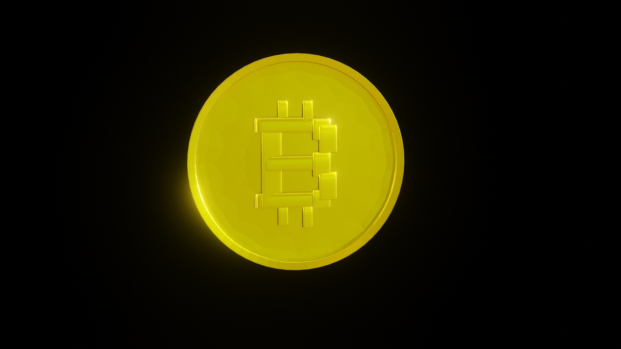 Gold BitCoin #6 – Hex Style | Fab