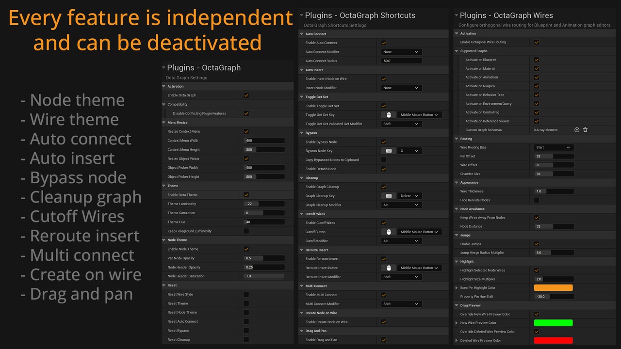 Media 1 for listing OctaGraph (Angled Wires | Smart Connect | Editor Theme)