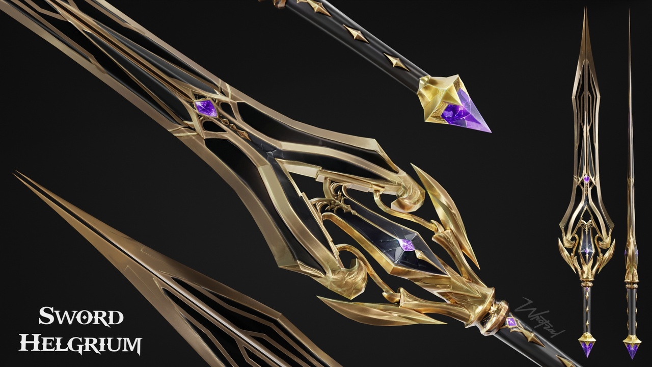 Media 1 for listing Sword Helgrium [Stylized Fantasy]