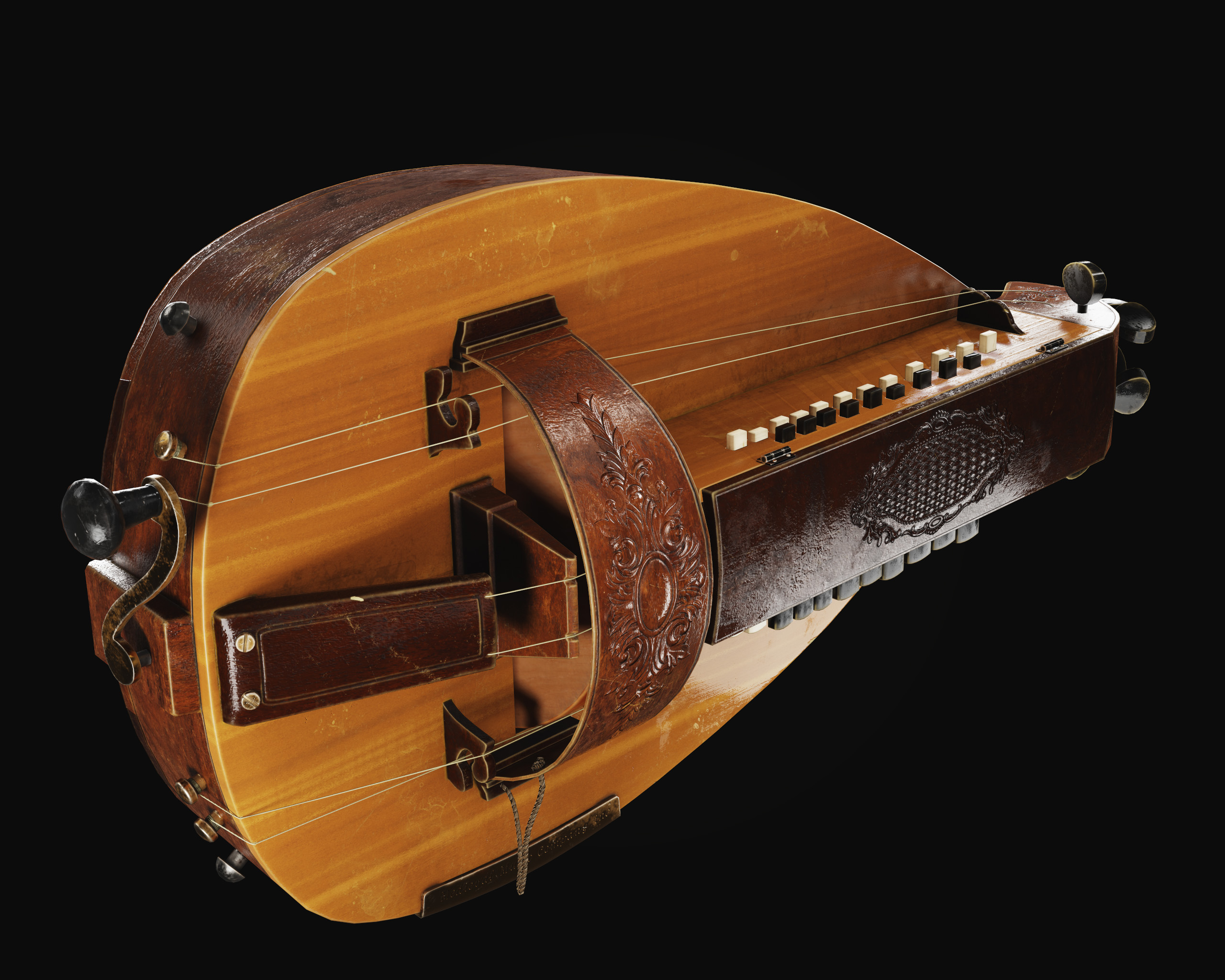 Medieval Musical Instrument - Hurdy Gurdy | Fab