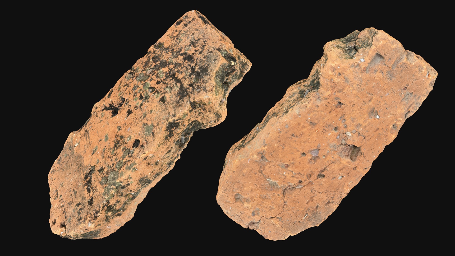 Media 1 for listing Realistic yellow damaged brick 3d scan highpoly