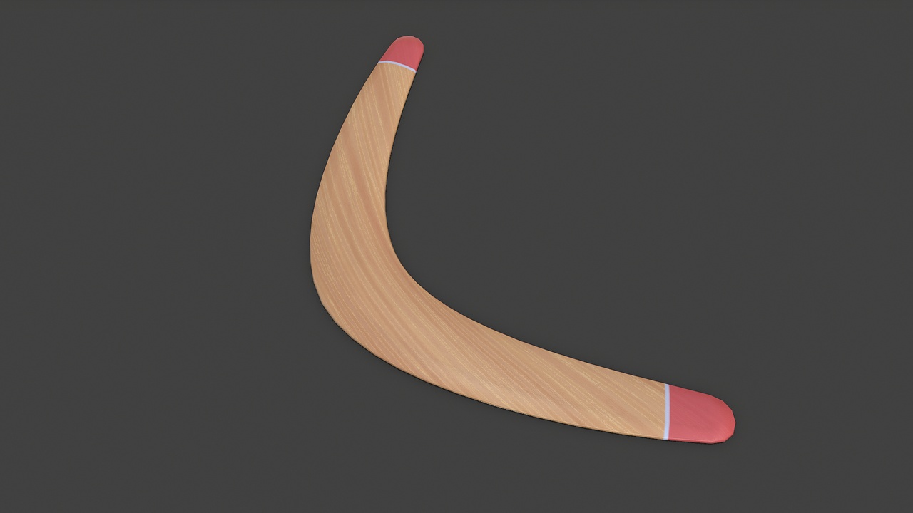 Media 1 for listing Boomerang Low-poly PBR