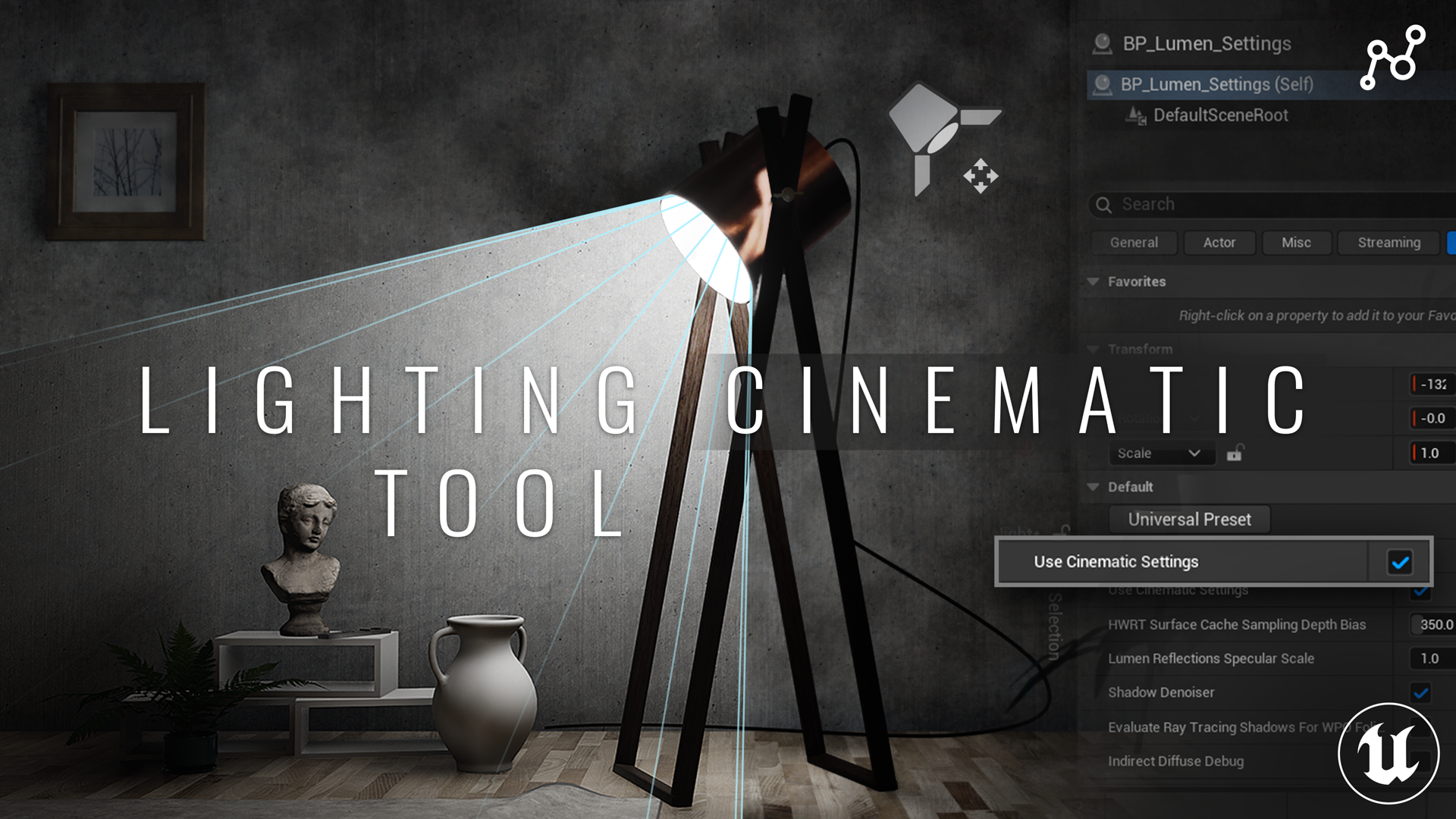 UE5.5+ Lighting Cinematic Tool 1.0.0 | Fab