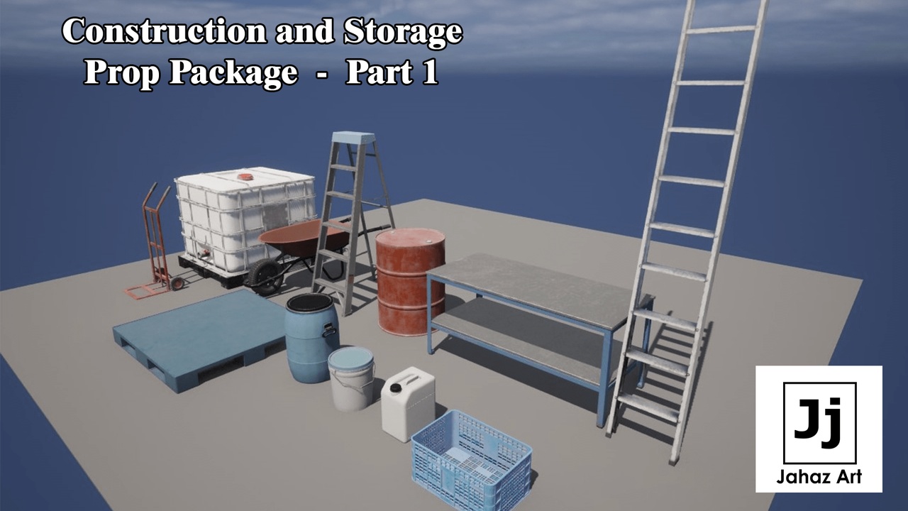 Construction and Storage Prop Package - Part 1 | Fab