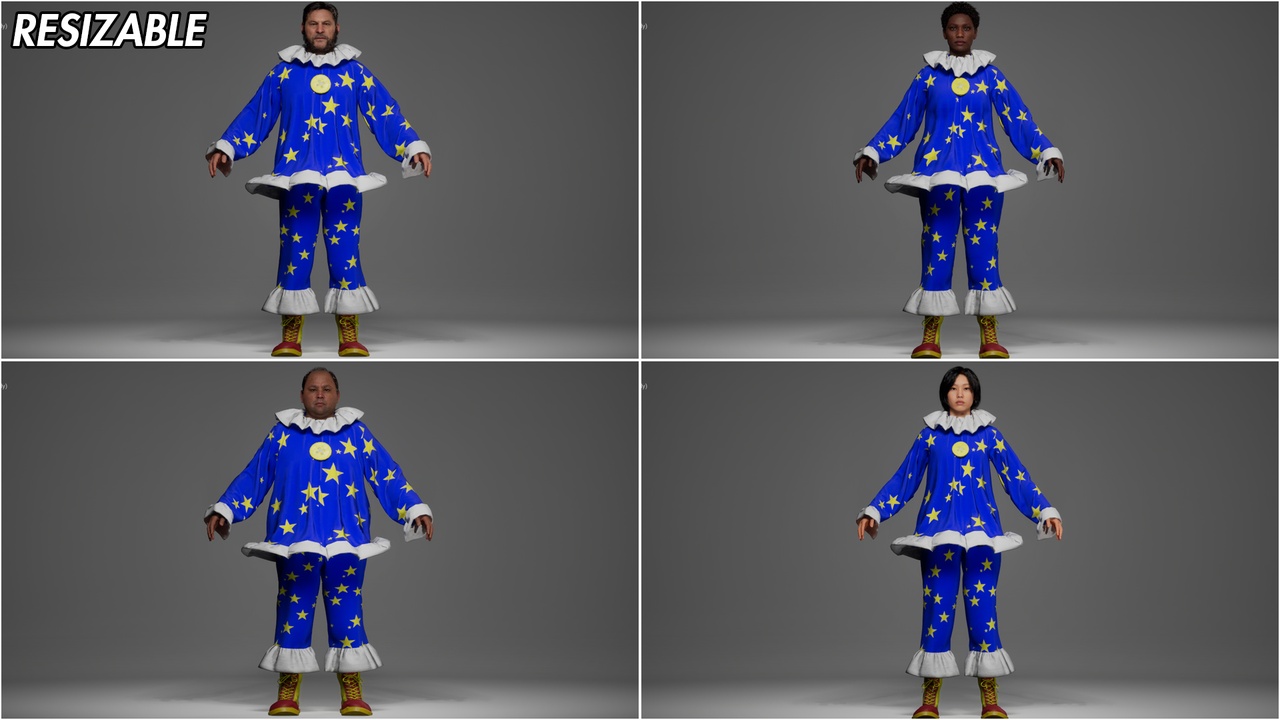 Media 1 for listing Clown Outfit