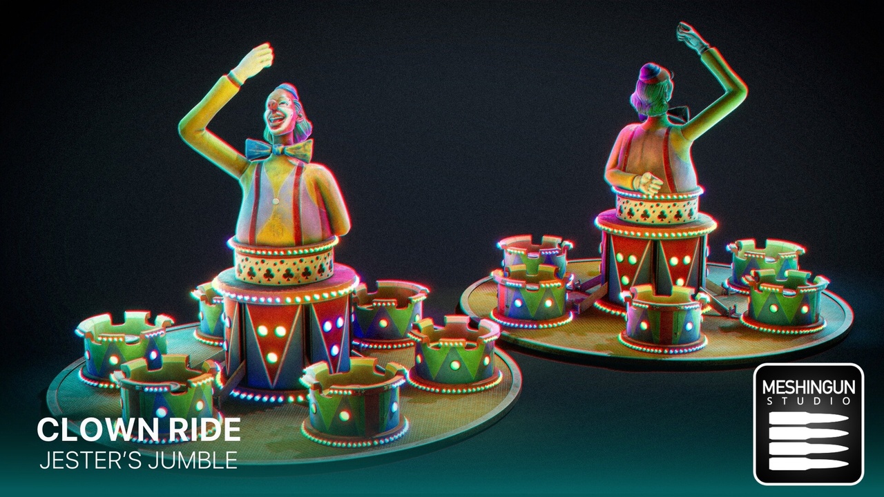 Media 1 for listing Clown Ride - Theme Park Ride