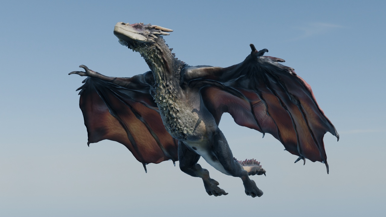 Media 1 for listing Animated Flying Dragon