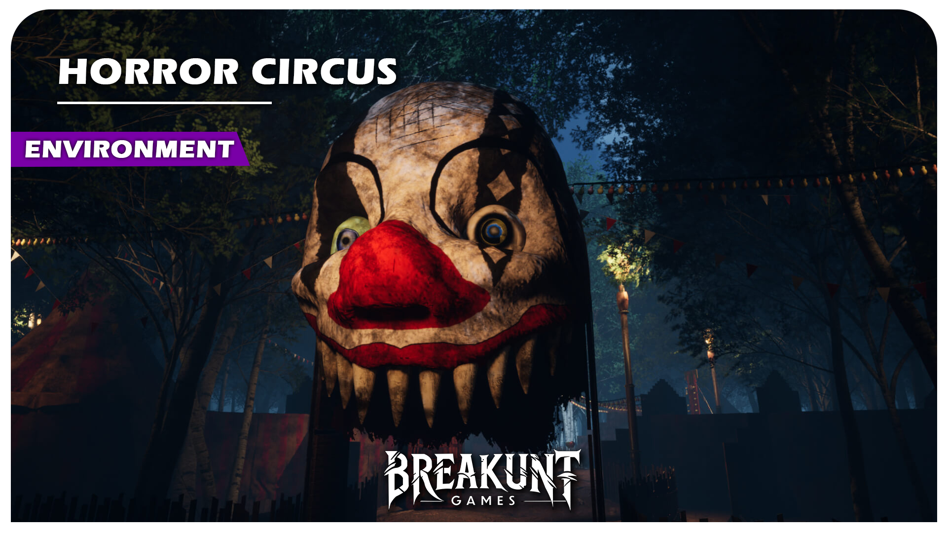 Outdoor horror circus (Circus, Horror, Creepy, Carnival, Abandoned ...
