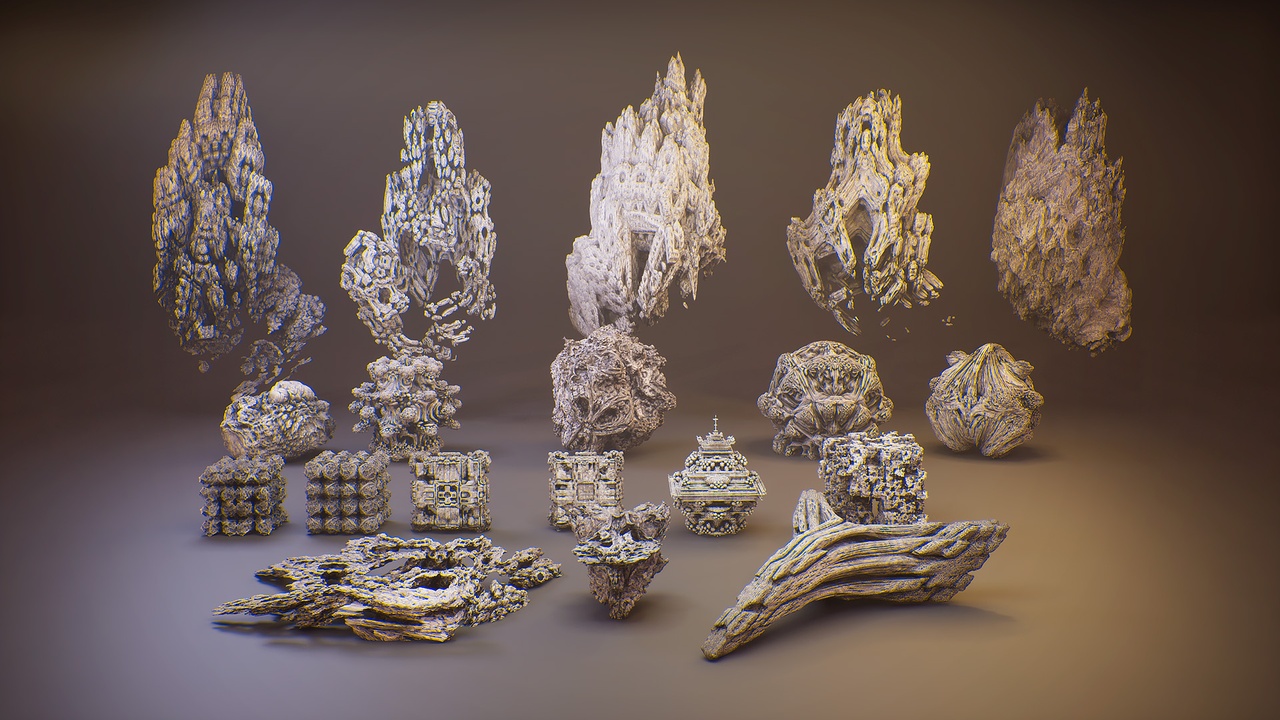 商品 UCreate - Fractal Meshes Pack 的媒体 1