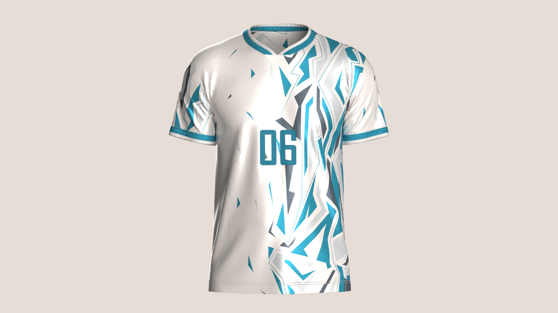 Media 1 for listing Soccer Advanced Jersey Player-06 | High Poly