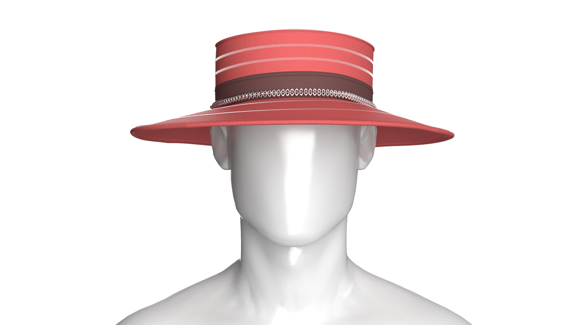 Media 1 for listing Men Boater Hat | High Poly