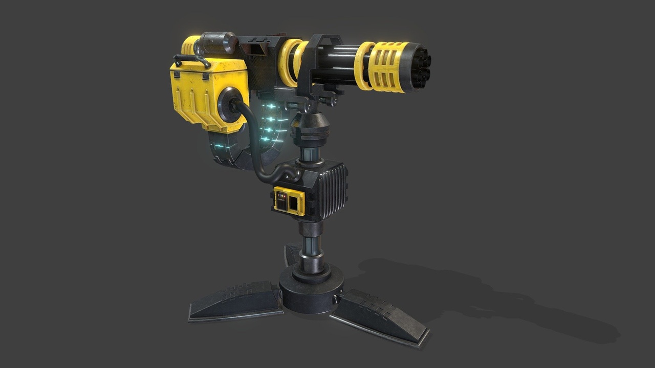 Minigun Turret | Fab