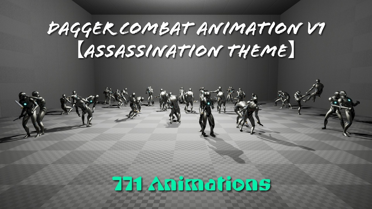 Media 1 for listing Dagger Combat Animation V1 【Assassination Theme】