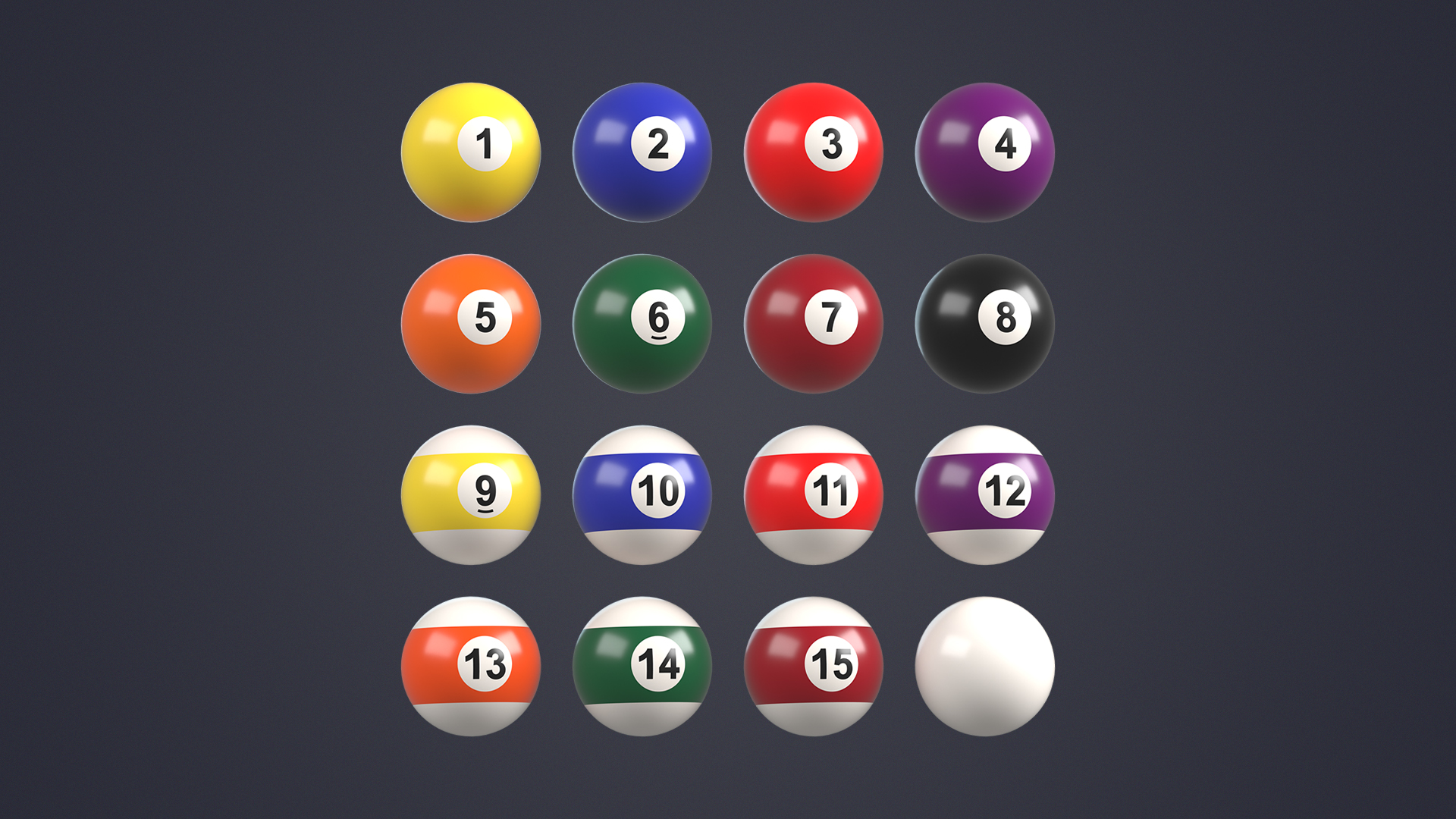 Billiard Balls Set | Fab