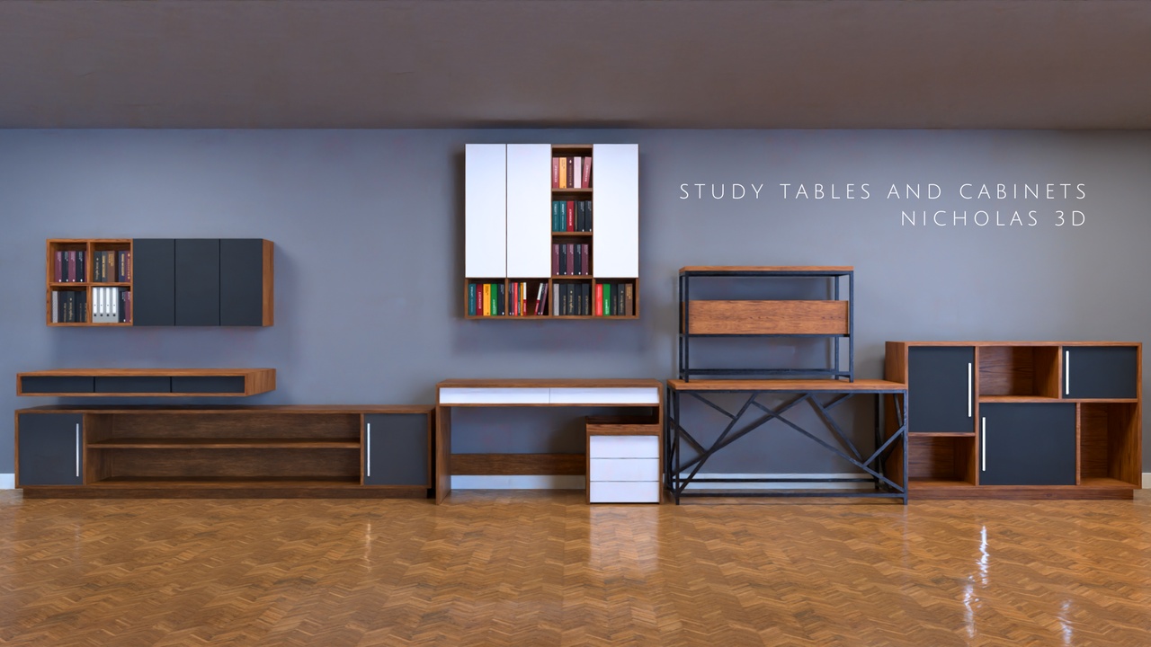 出品Interior Decor: Study Tables and Cabinetsのメディア1