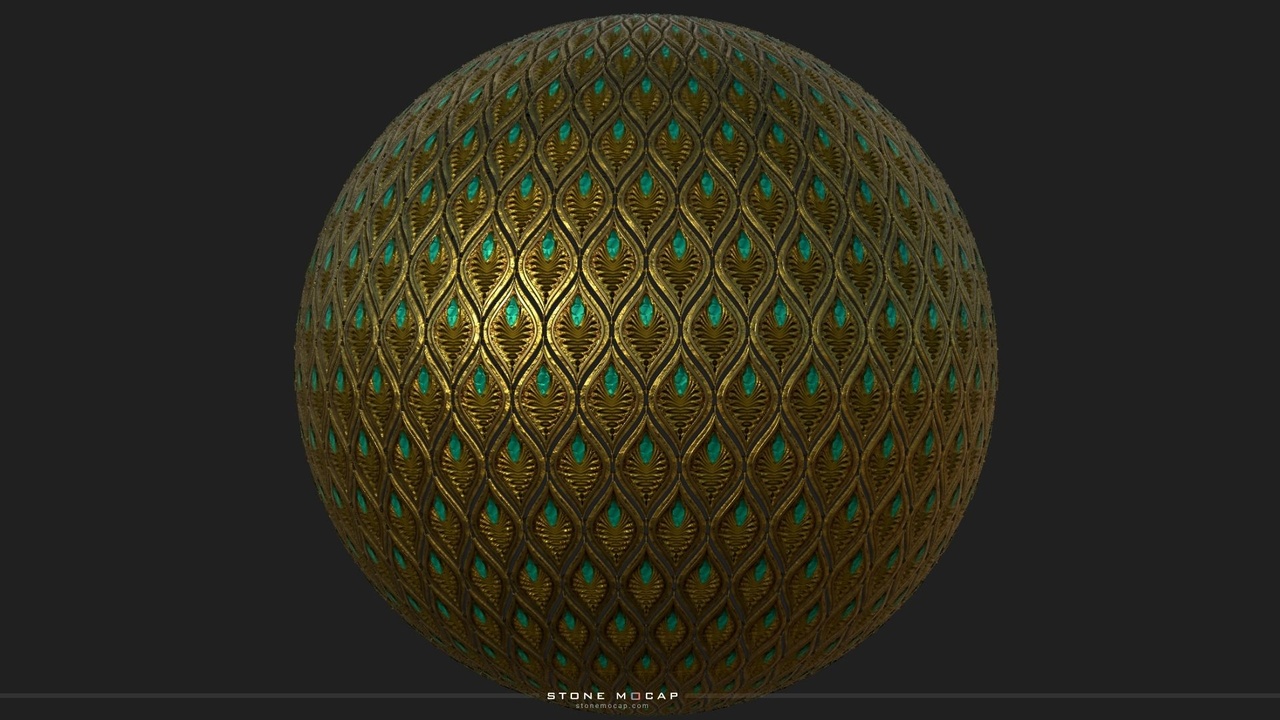 Media 1 for listing Stylized Gold Armor Material