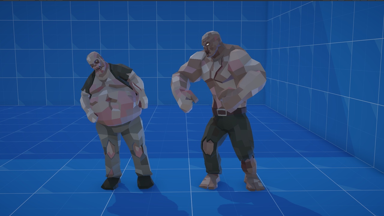 Media 1 for listing Pop-Off Zombies | Polyart Pack